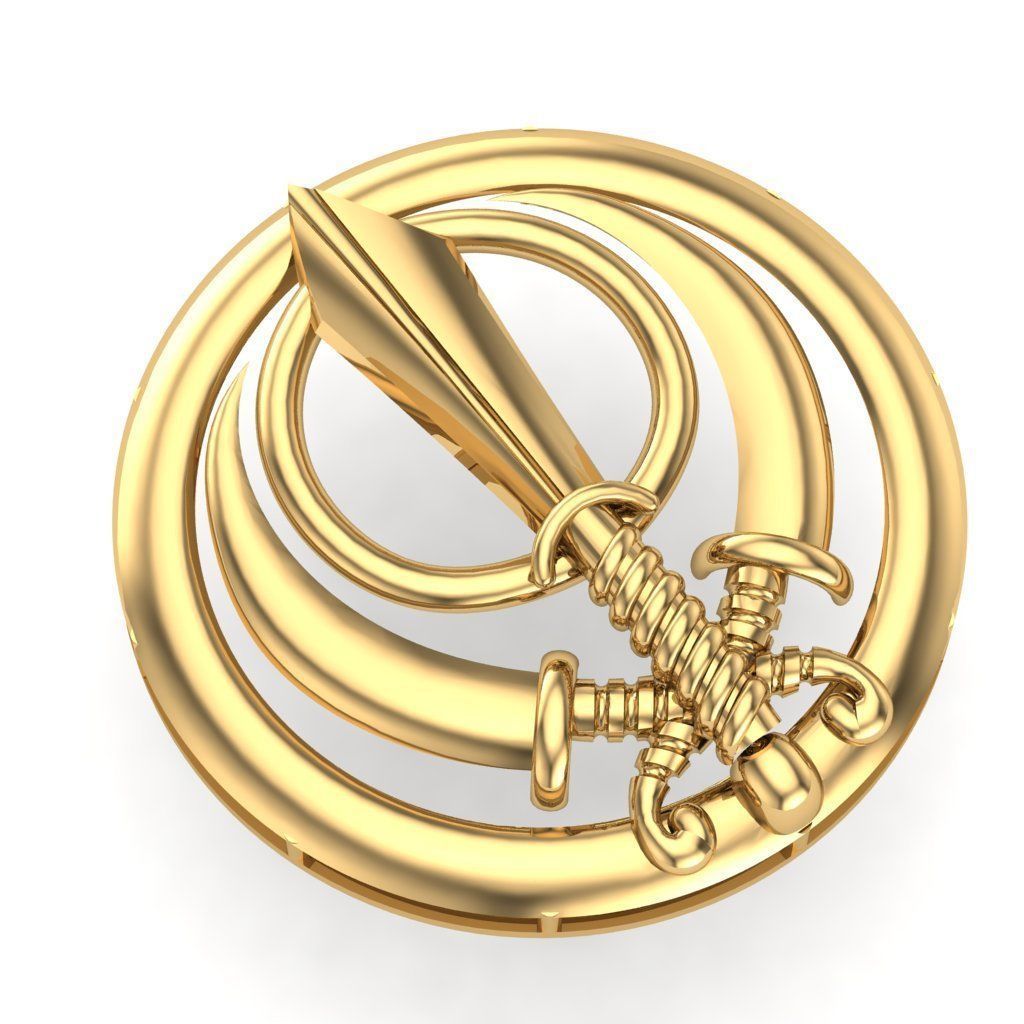 SWORD PENDANT 3D print model_2