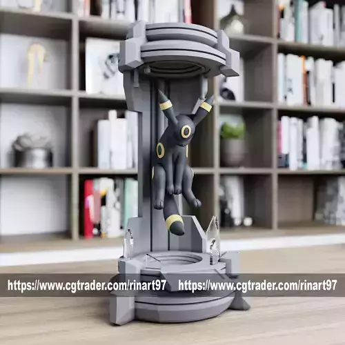 Umbreon in the lab from pokemon 3D print model