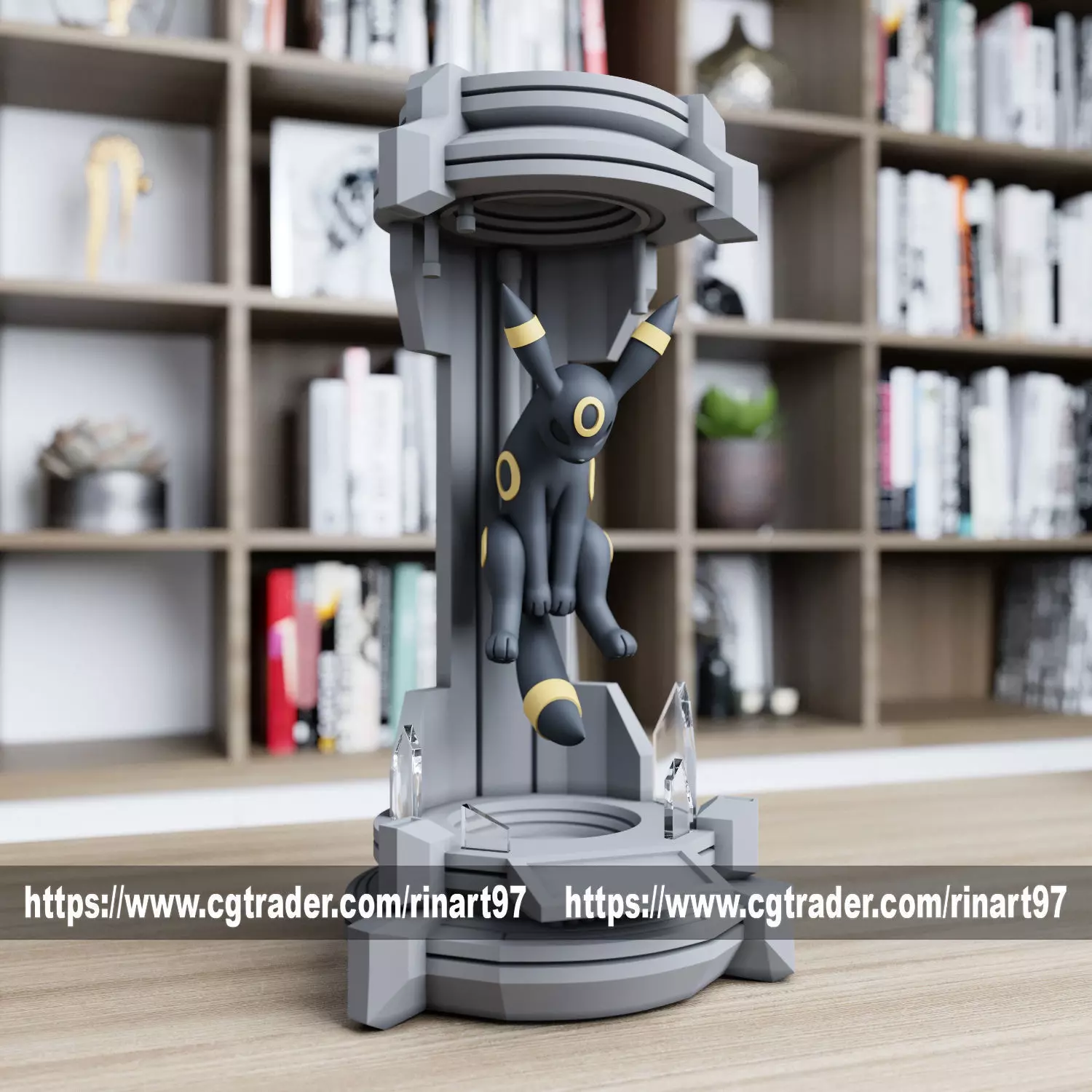 Umbreon in the lab from pokemon 3D print model_0