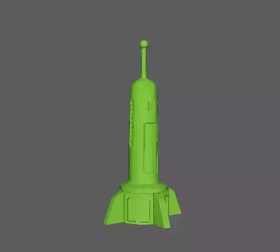 Rocket Toy Low-poly 3D model
