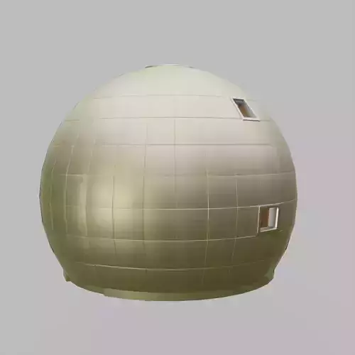 Mountain Hut 3D model