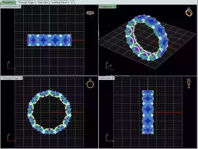eternity ring 3dmodel 3D print model