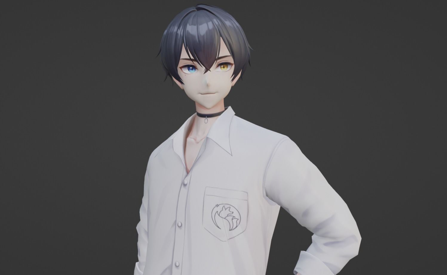 Anime Character - Unique 26 3D model_10