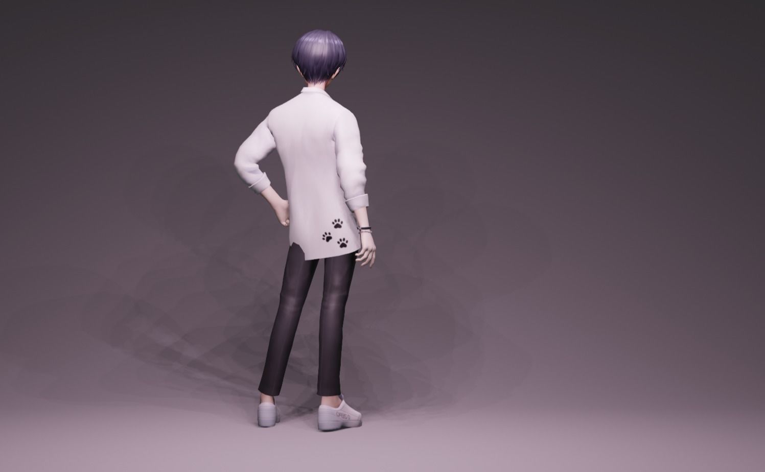 Anime Character - Unique 26 3D model_4