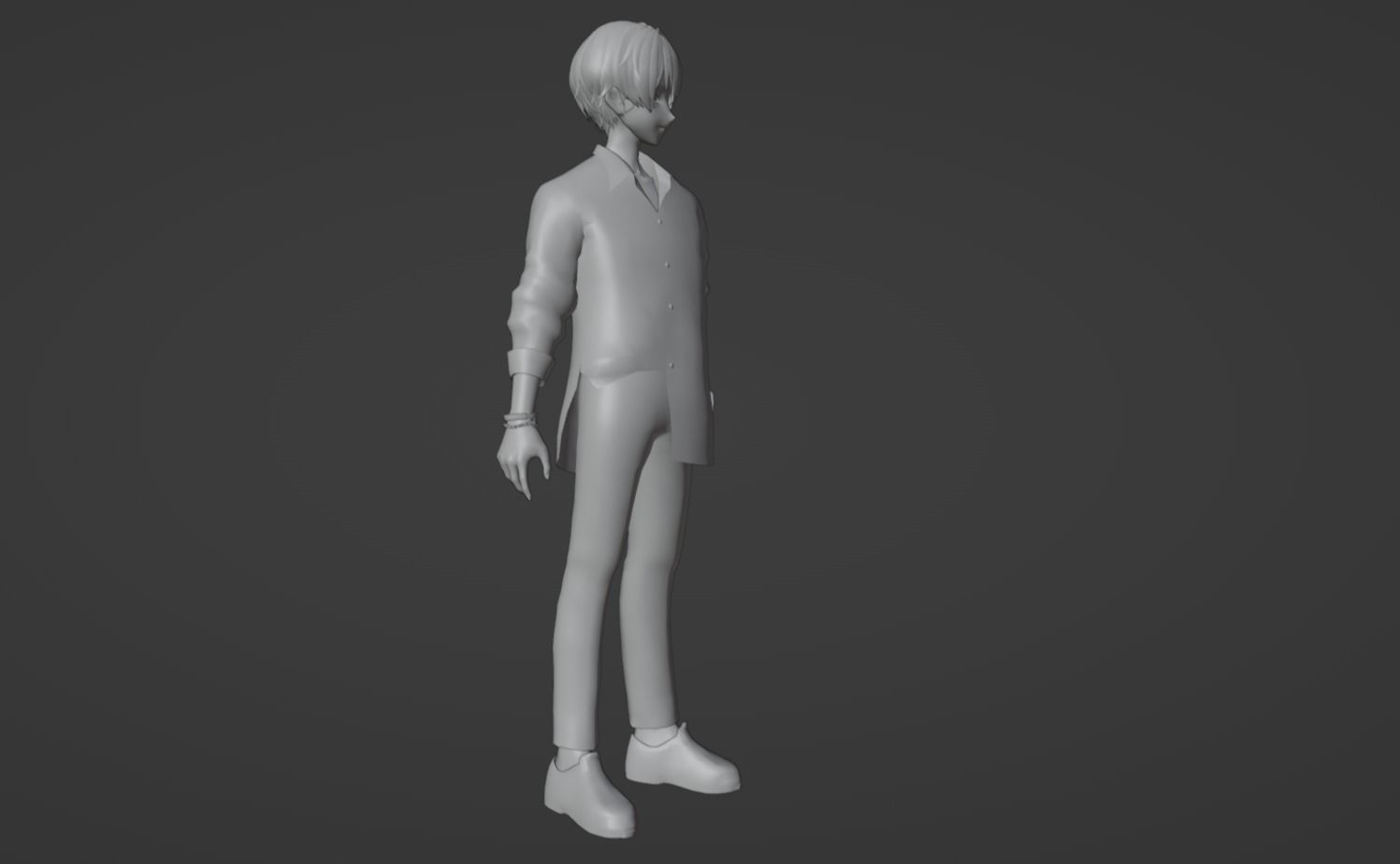 Anime Character - Unique 26 3D model_12