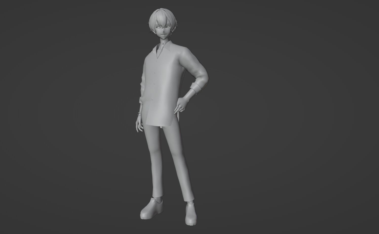 Anime Character - Unique 26 3D model_11