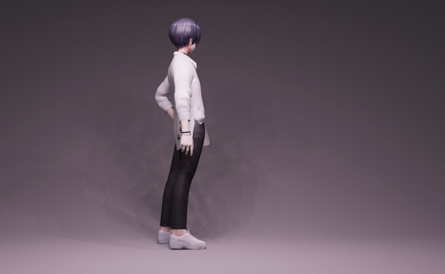 Anime Character - Unique 26 3D model_3