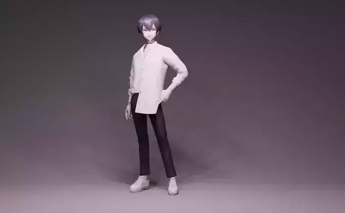 Anime Character - Unique 26 3D model