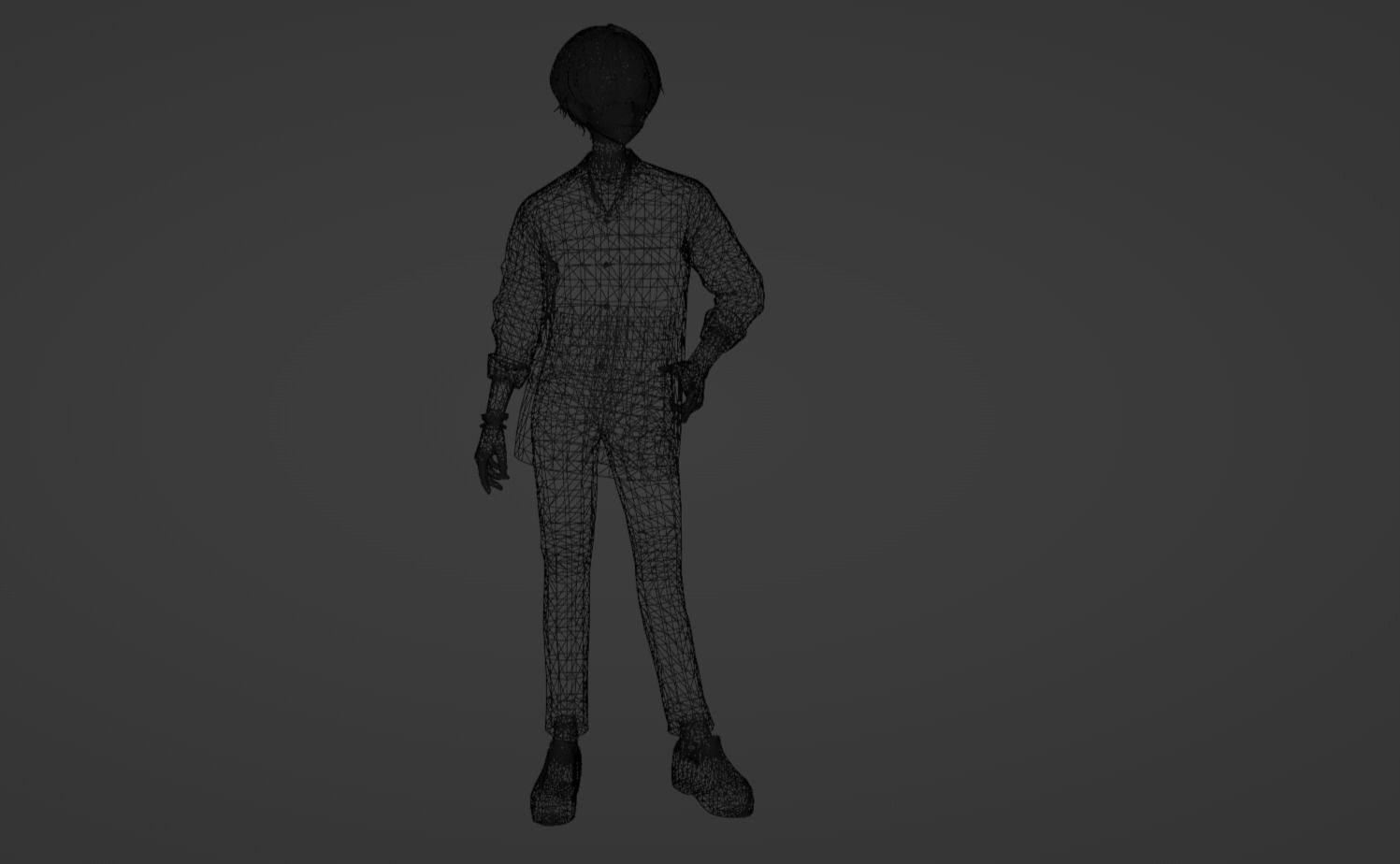 Anime Character - Unique 26 3D model_19