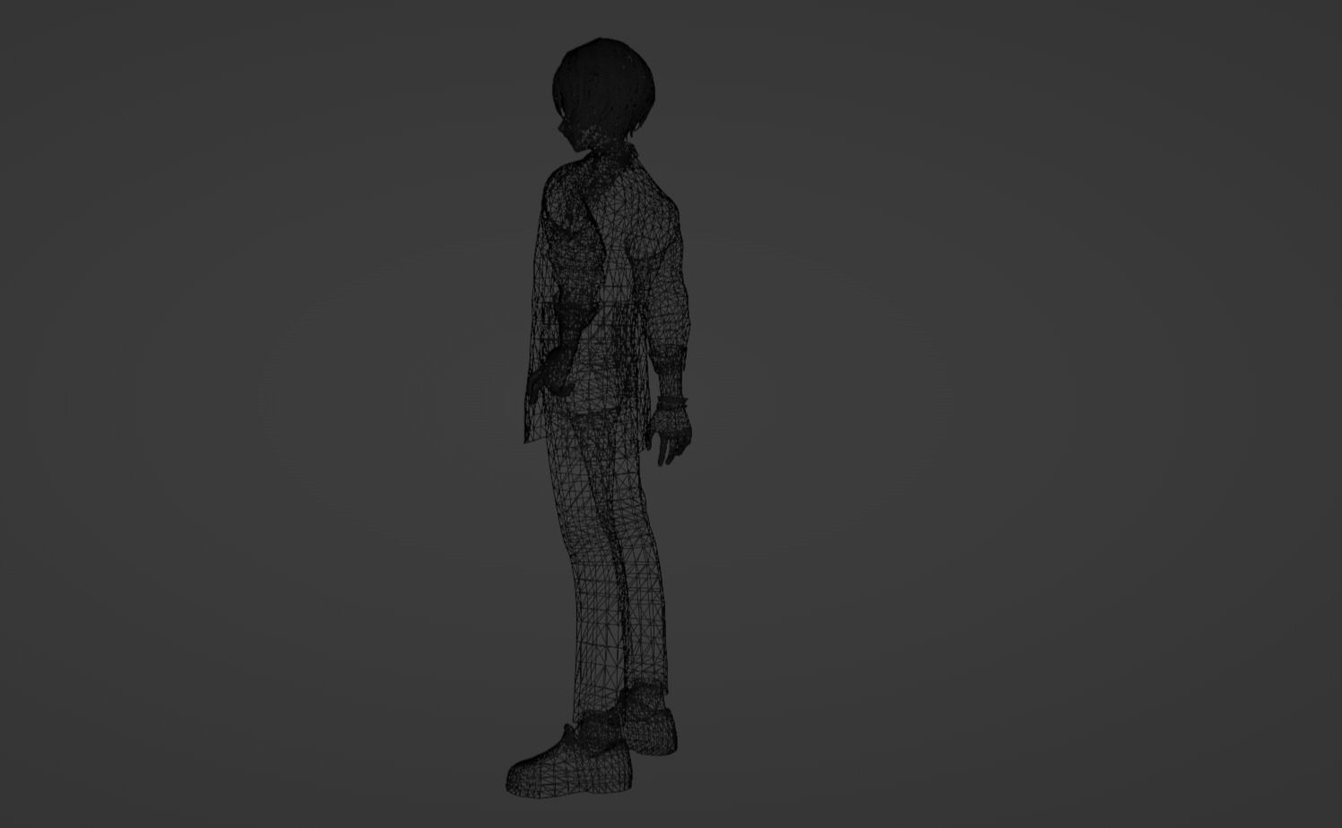 Anime Character - Unique 26 3D model_17