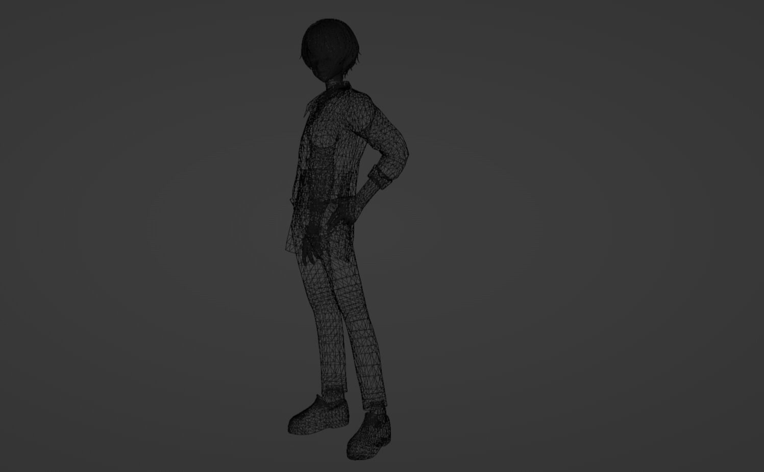 Anime Character - Unique 26 3D model_18