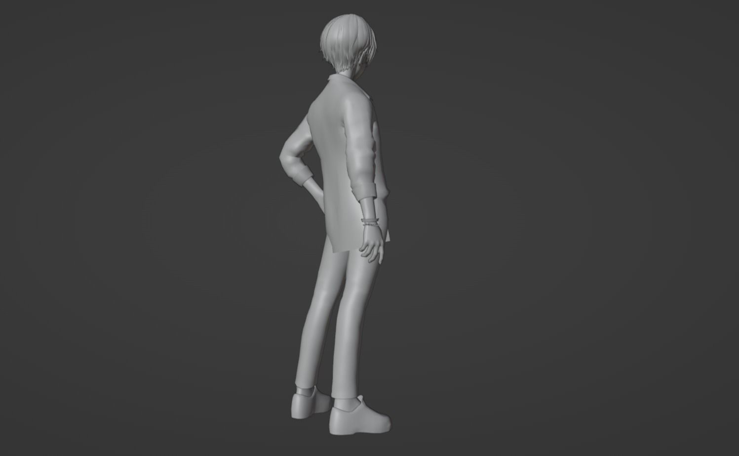 Anime Character - Unique 26 3D model_13
