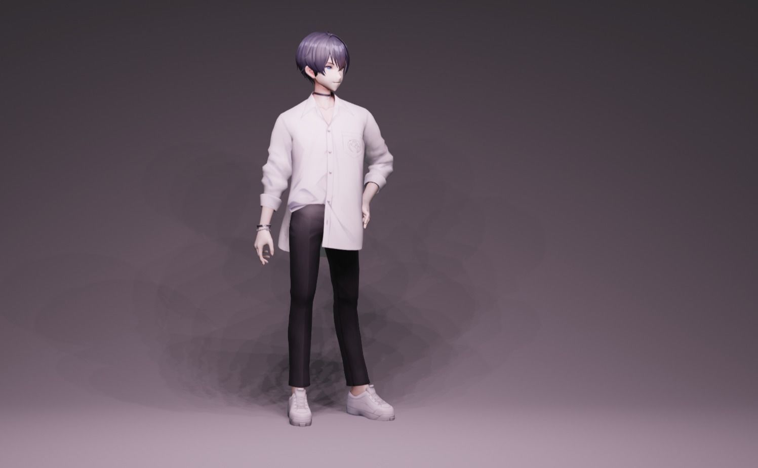 Anime Character - Unique 26 3D model_1