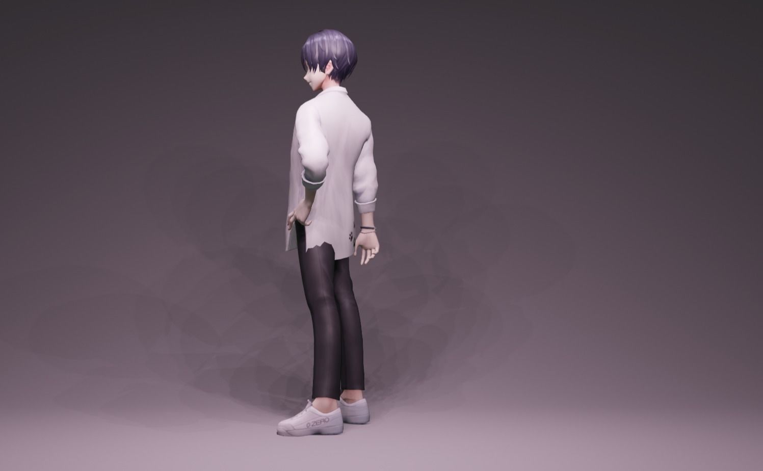 Anime Character - Unique 26 3D model_6
