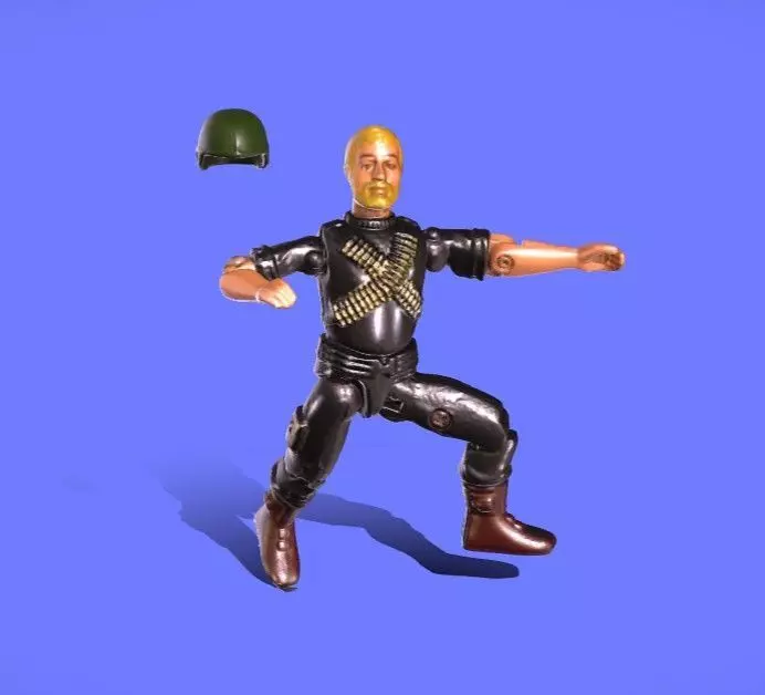 1982 GI JOE ROCK N ROLL - 3D SCAN - 3D print model_0