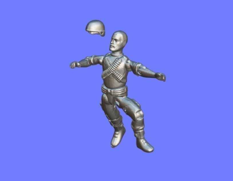 1982 GI JOE ROCK N ROLL - 3D SCAN - 3D print model_6