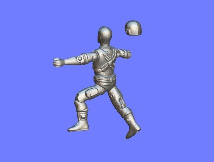 1982 GI JOE ROCK N ROLL - 3D SCAN - 3D print model_7