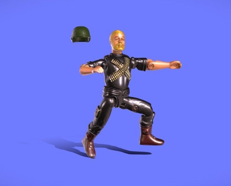 1982 GI JOE ROCK N ROLL - 3D SCAN - 3D print model_4