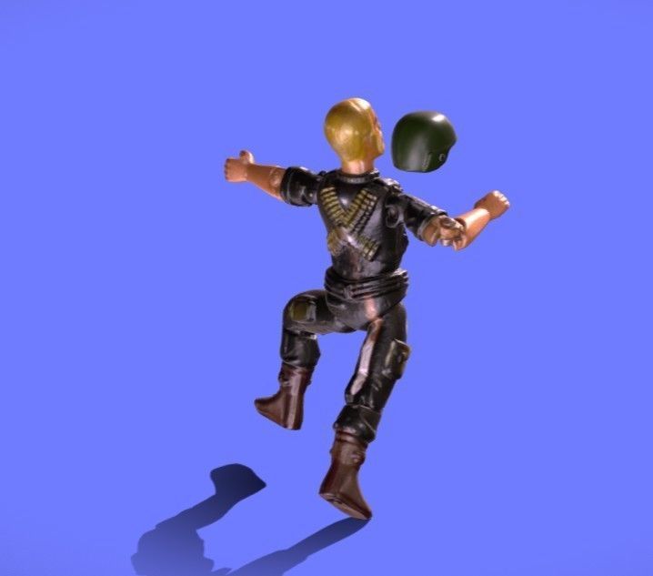 1982 GI JOE ROCK N ROLL - 3D SCAN - 3D print model_3