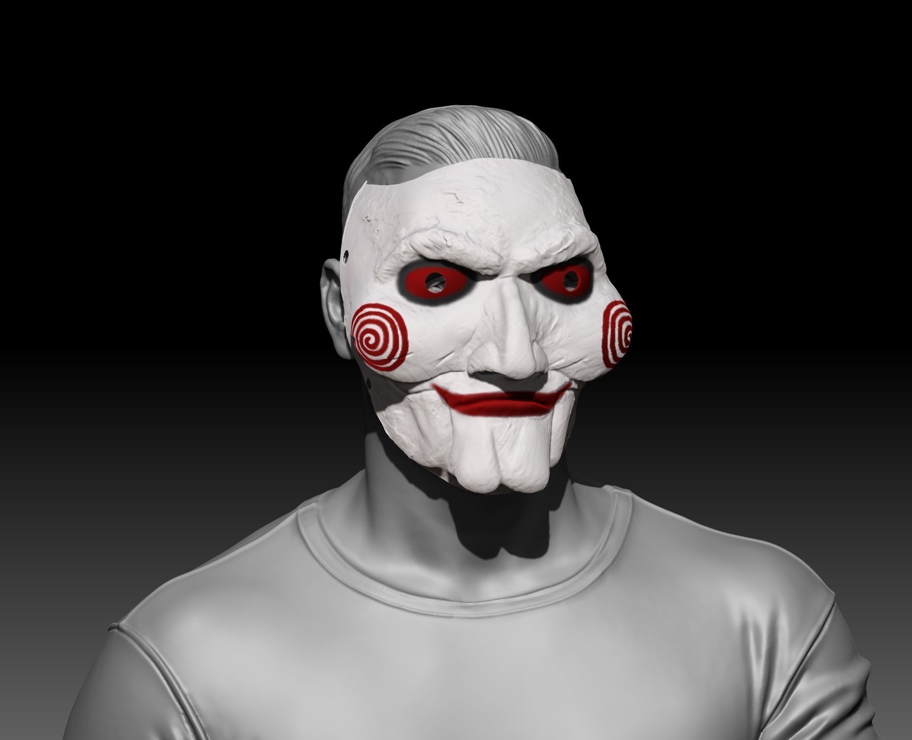 FACE MASKSAWJIGSAW 3D model 3D printable CGTrader