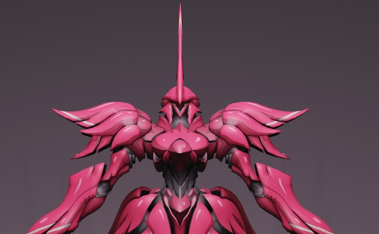 Anime Character - Unique Mecha 3D model_8
