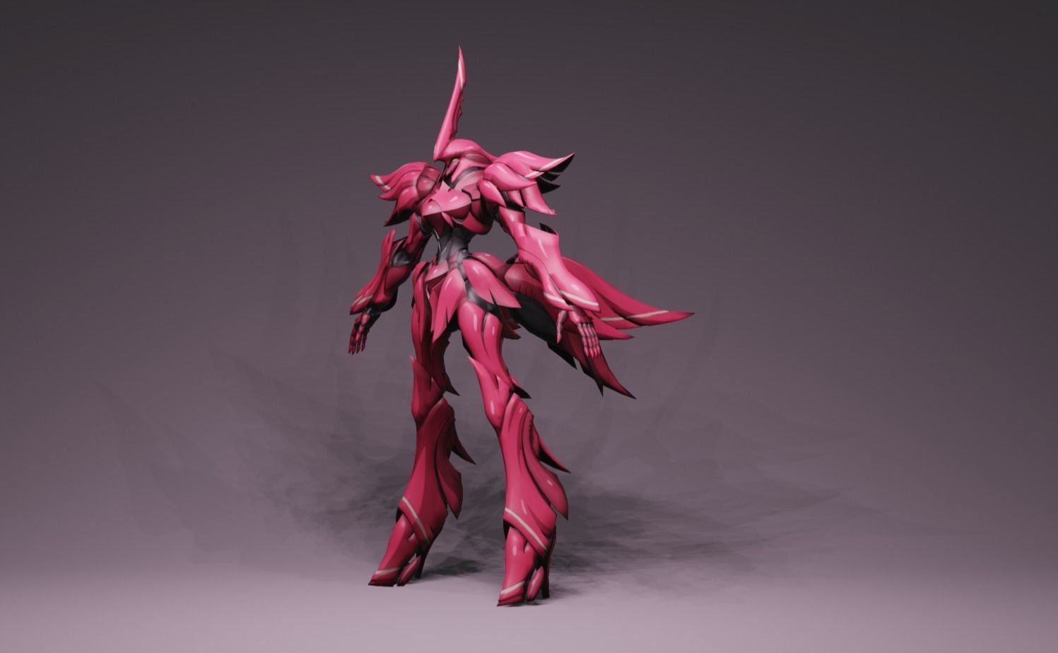 Anime Character - Unique Mecha 3D model_7
