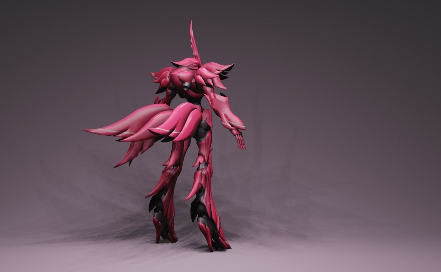 Anime Character - Unique Mecha 3D model_3