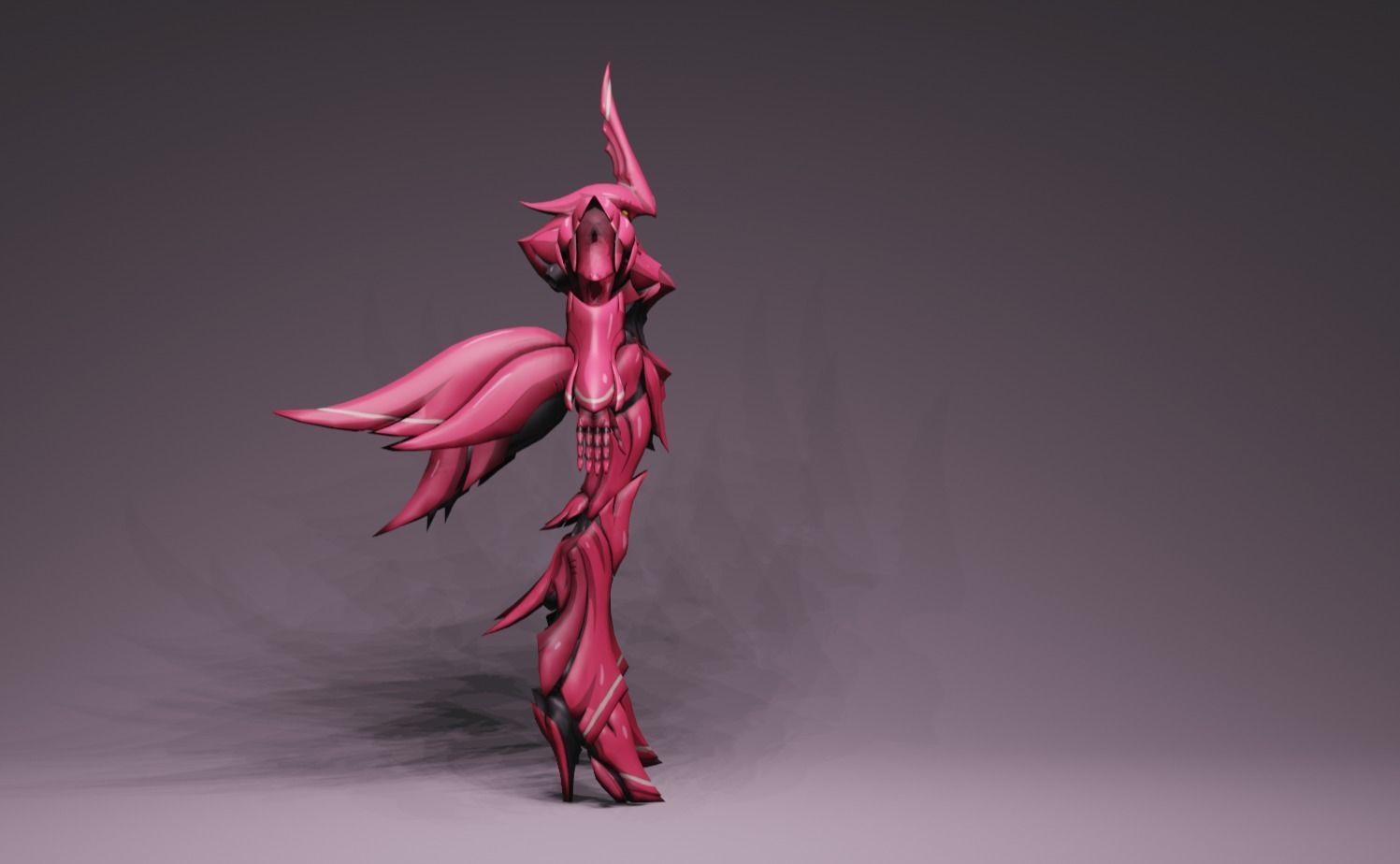 Anime Character - Unique Mecha 3D model_2