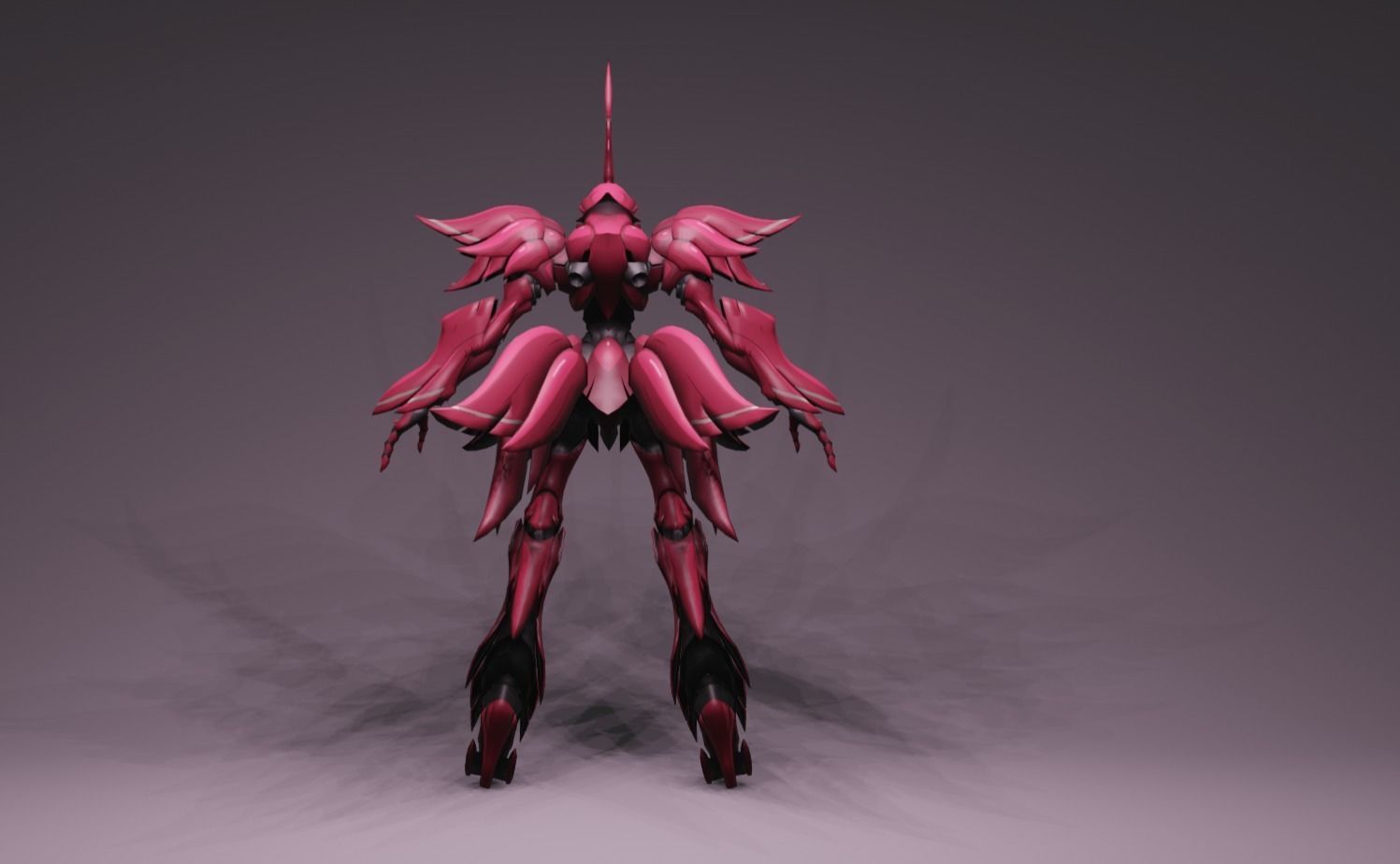 Anime Character - Unique Mecha 3D model_4