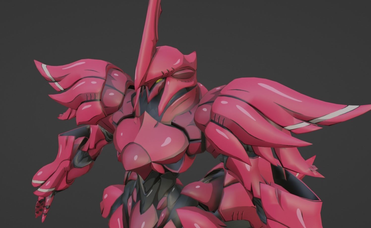 Anime Character - Unique Mecha 3D model_9