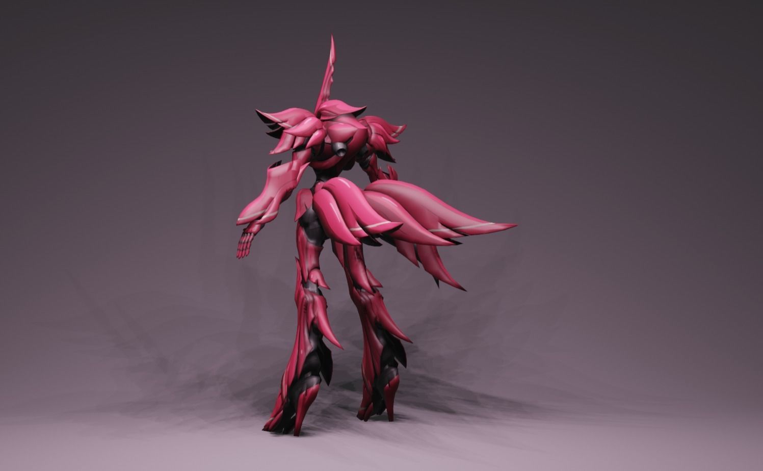 Anime Character - Unique Mecha 3D model_5