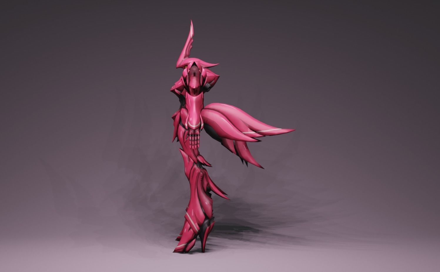 Anime Character - Unique Mecha 3D model_6