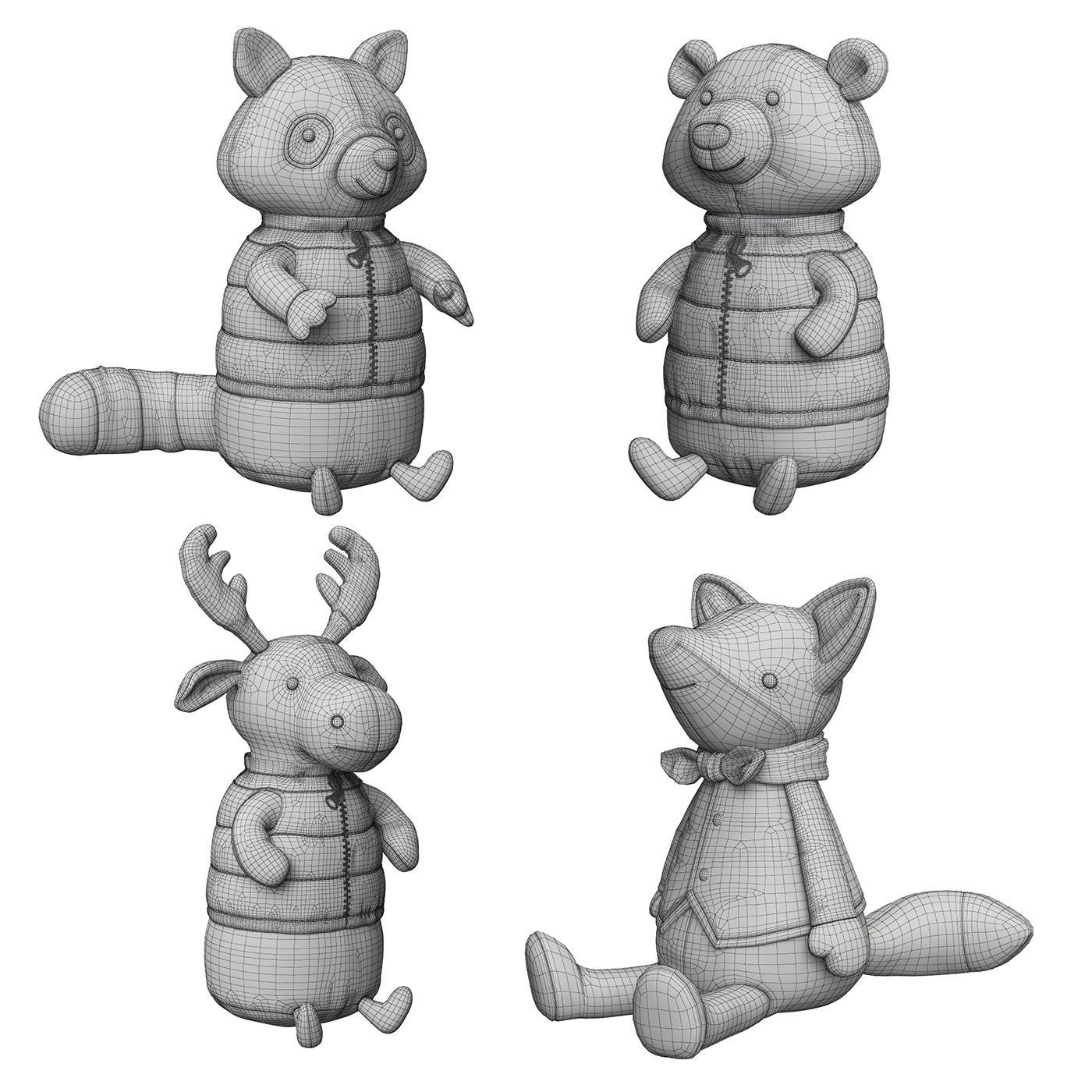 Plush Toys 08 3D model_5
