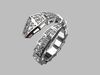 Serpent Ring 3D print model_1