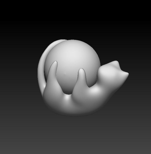 Stylized Cat - n3 3D model_1