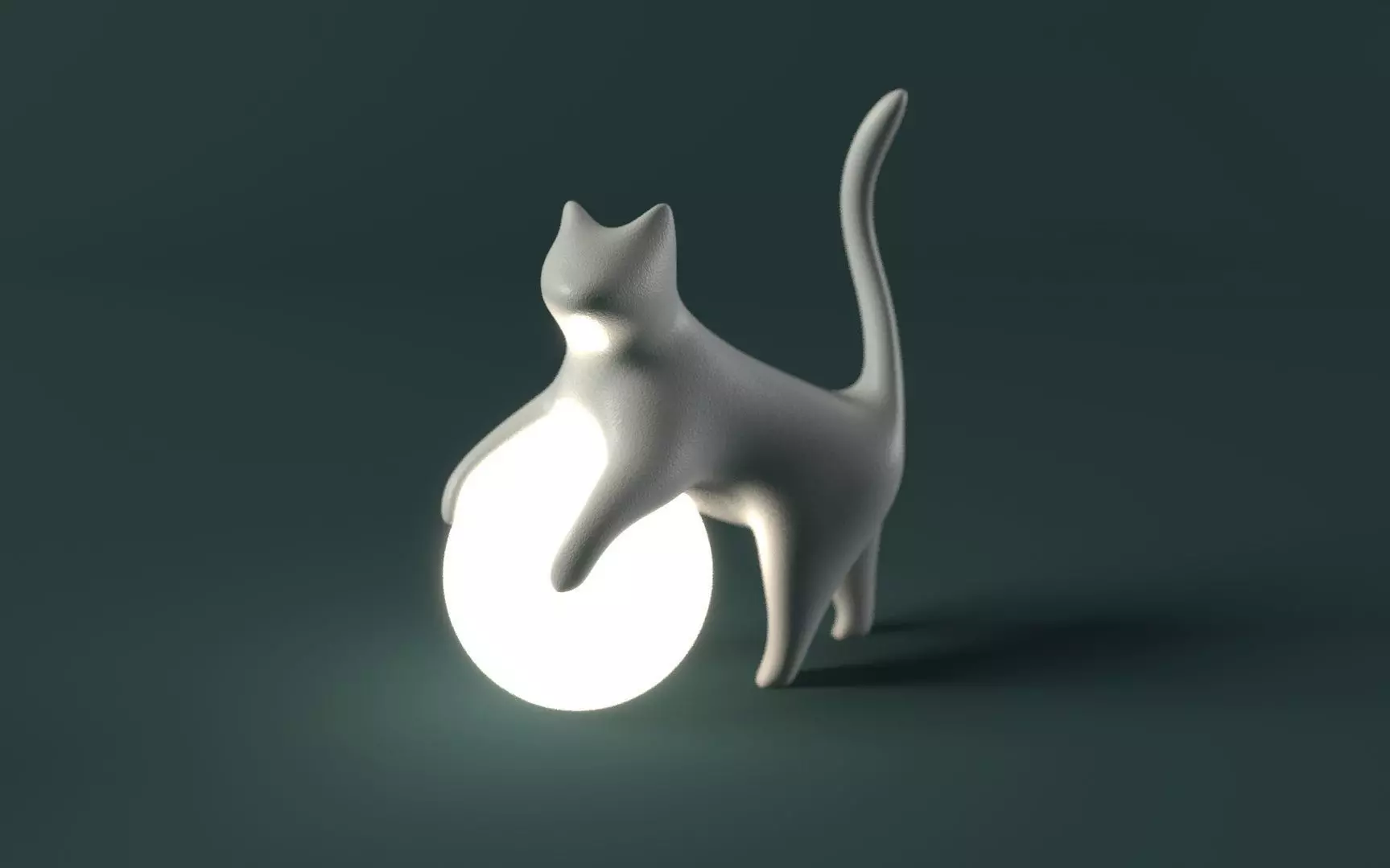 Stylized Cat - n4 3D model_0