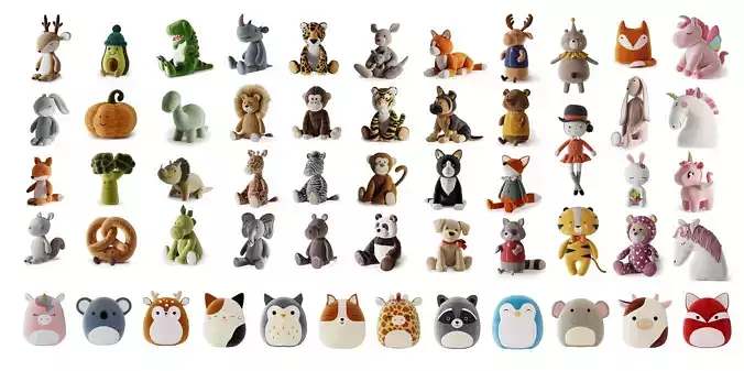 Big collection of Plush Toys vols 1-14  