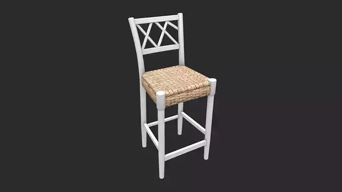 Bar stool rustic