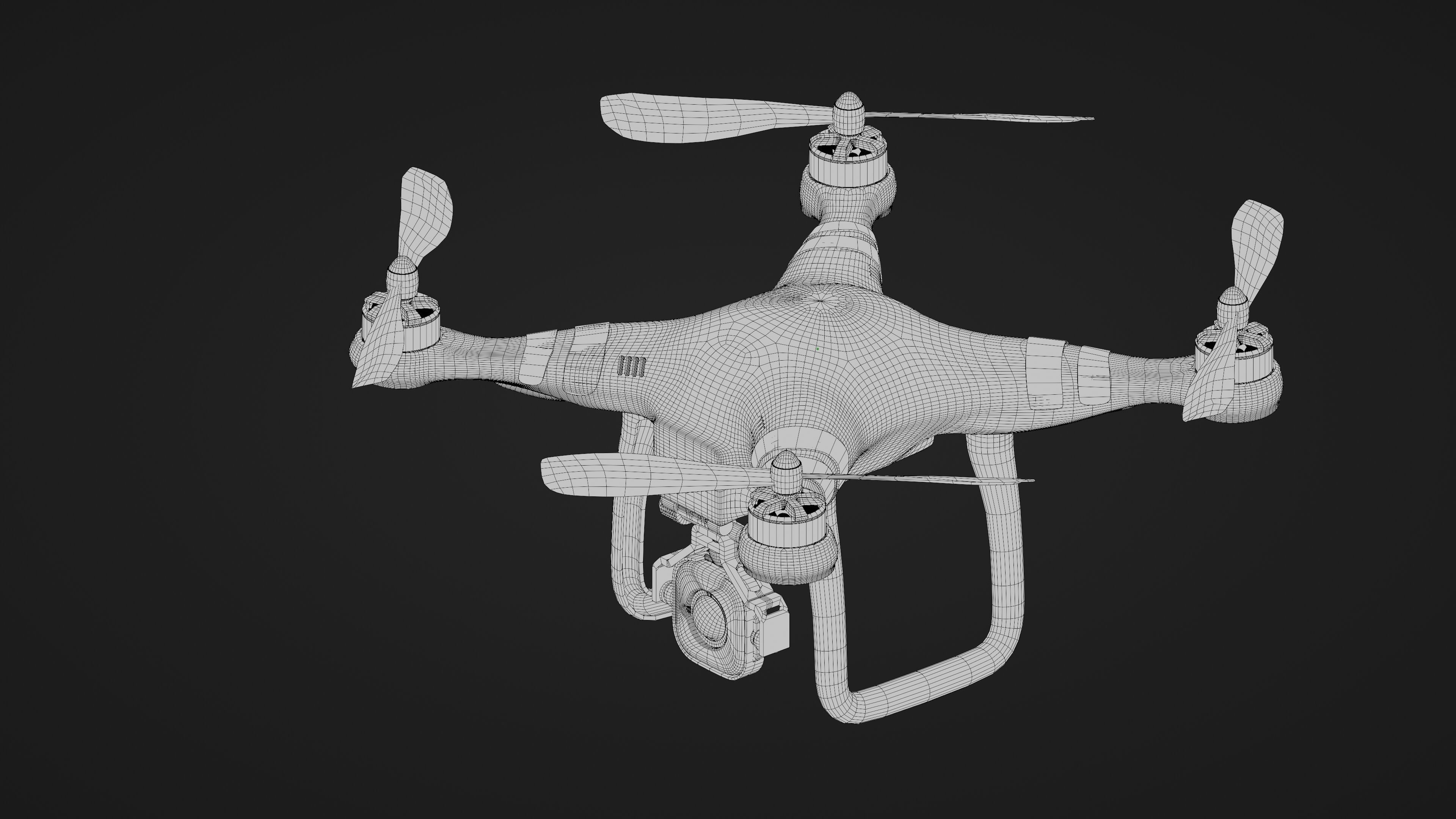 Dji Phantom Fc40 3D model_12