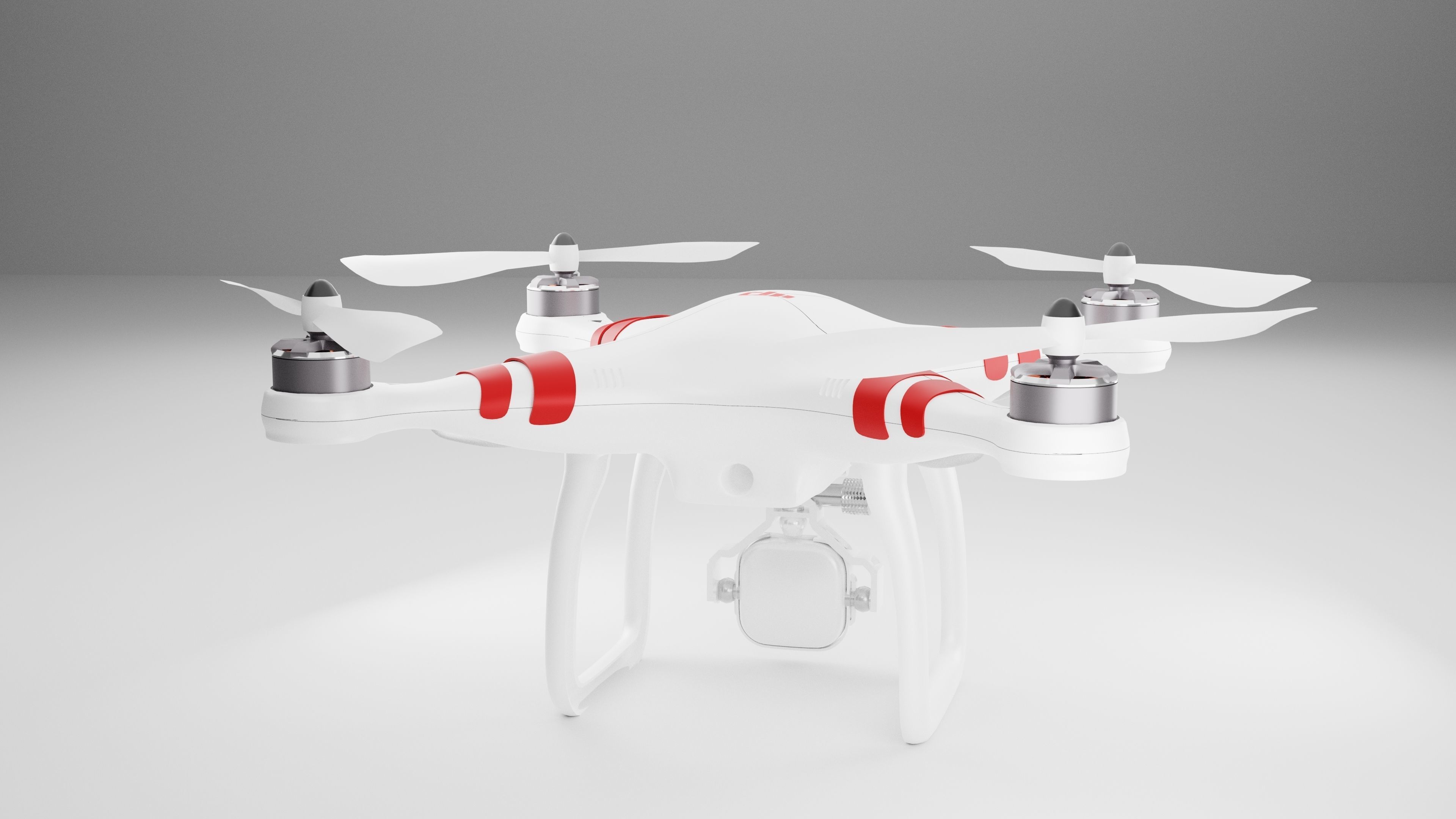Dji Phantom Fc40 3D model_4