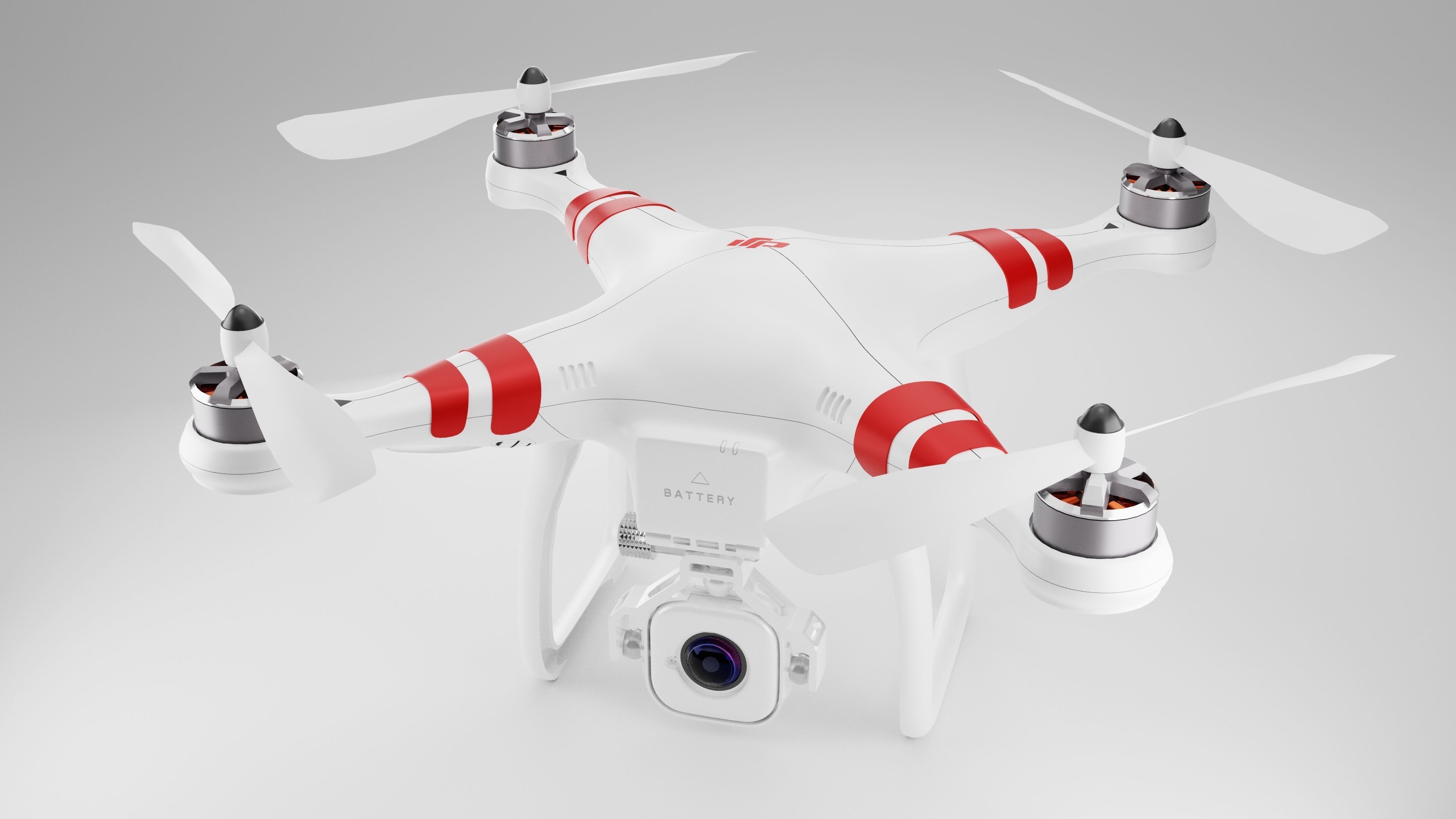 Dji Phantom Fc40 3D model_6