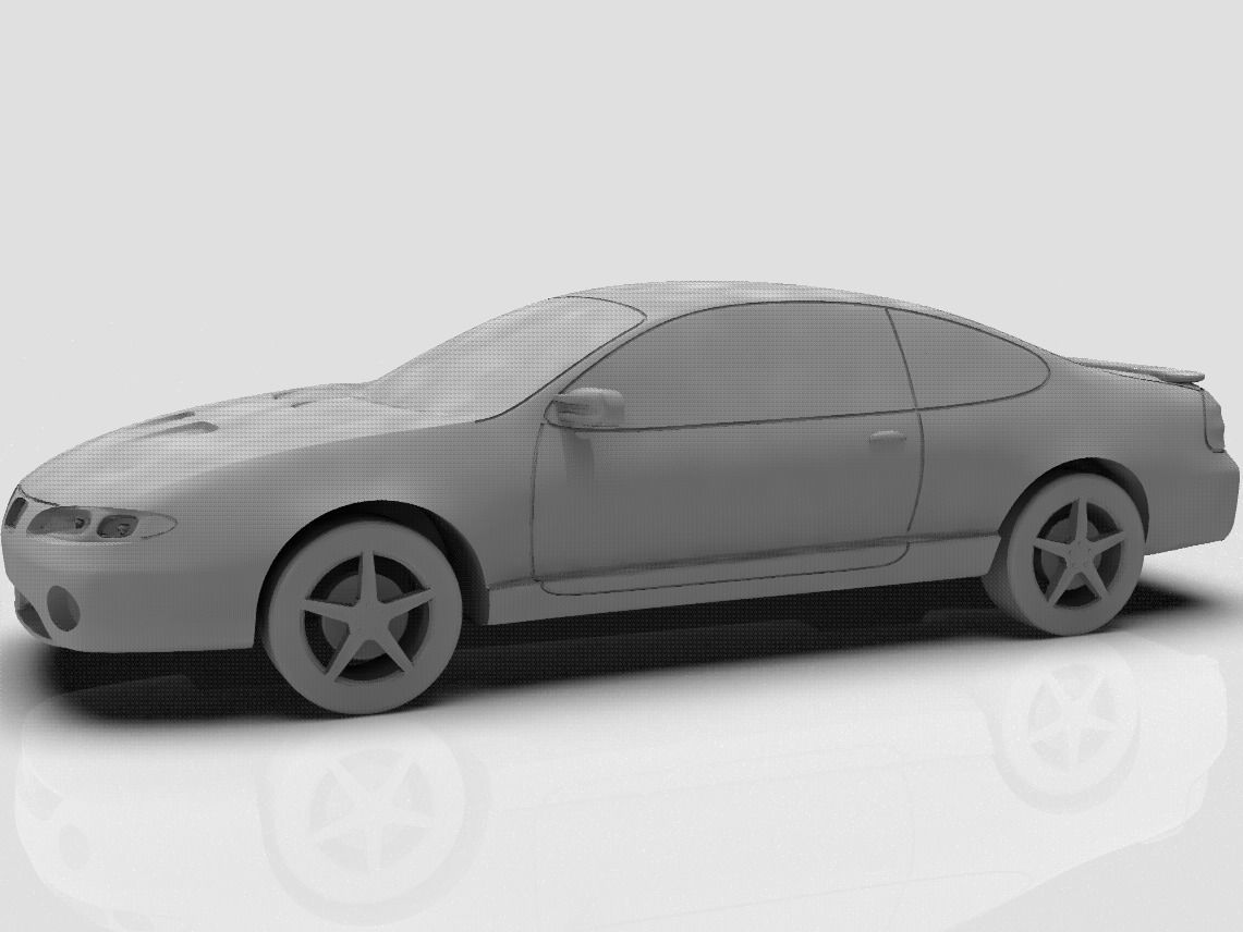 PONTIACC GRAND PRIX GTO  3D print model_2