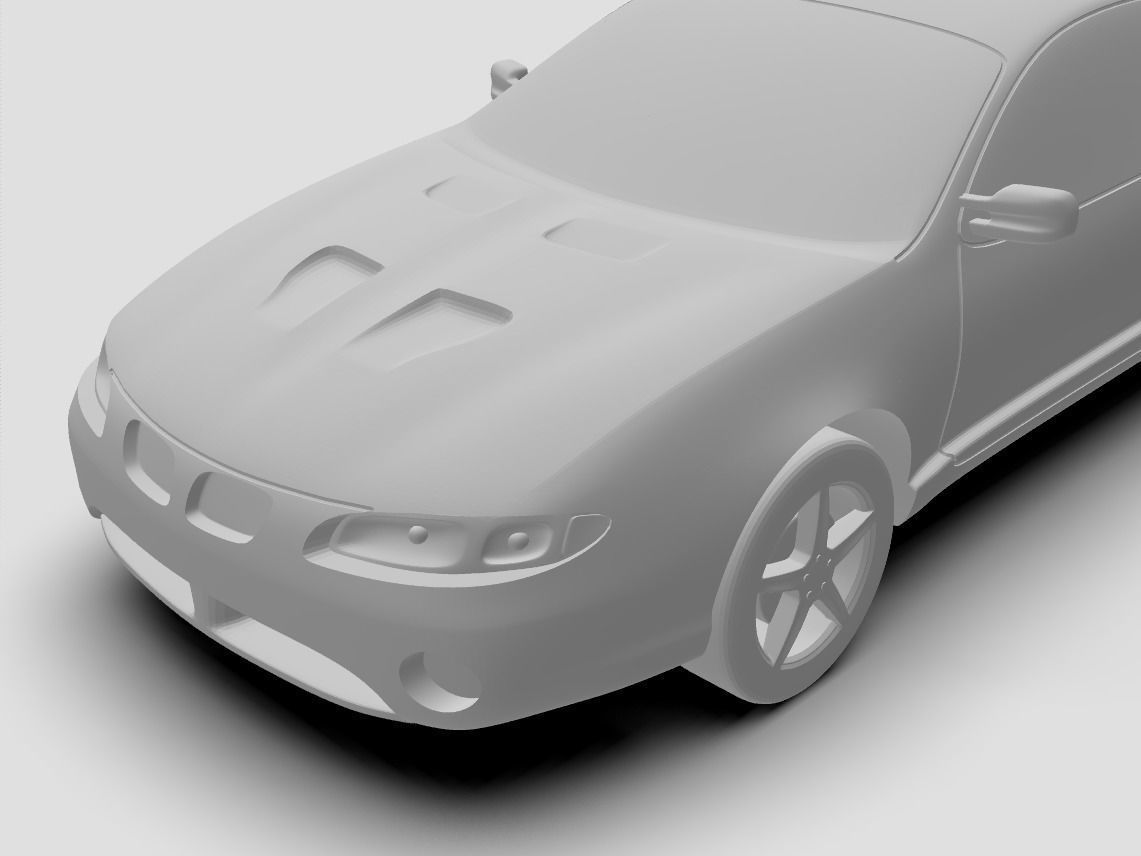 PONTIACC GRAND PRIX GTO  3D print model_1
