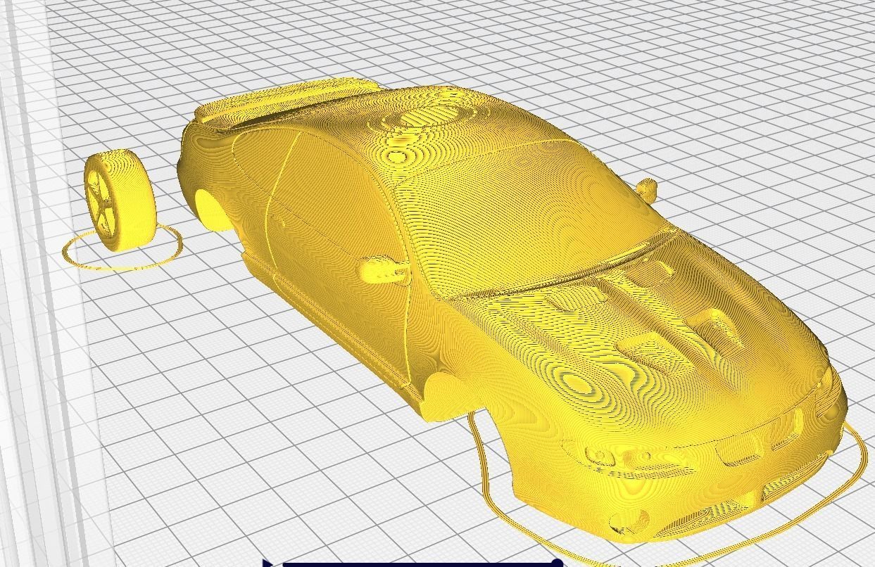 PONTIACC GRAND PRIX GTO  3D print model_6