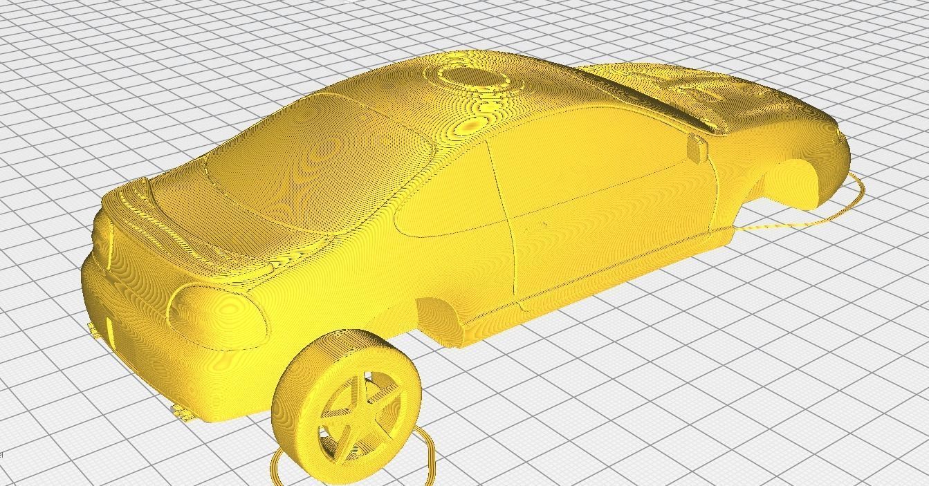 PONTIACC GRAND PRIX GTO  3D print model_5