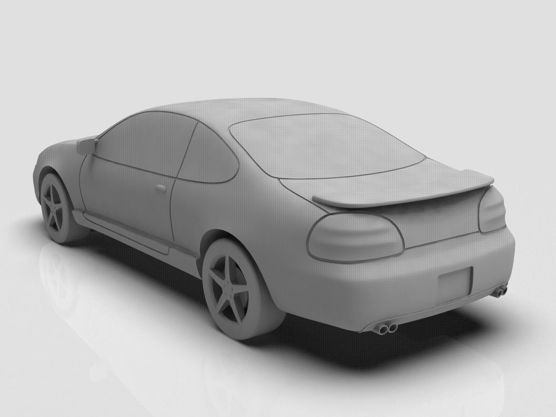 PONTIACC GRAND PRIX GTO  3D print model_3