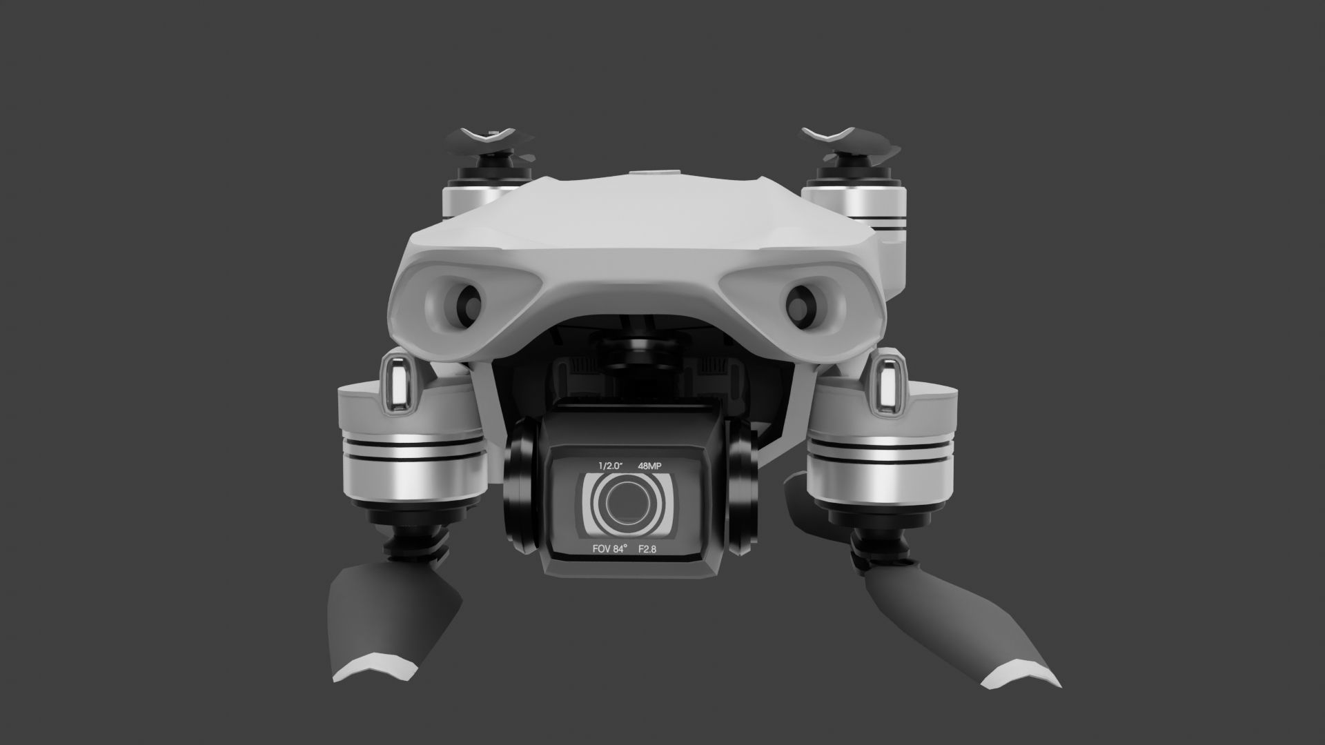 DJI Mavic Air 2  3D model_2