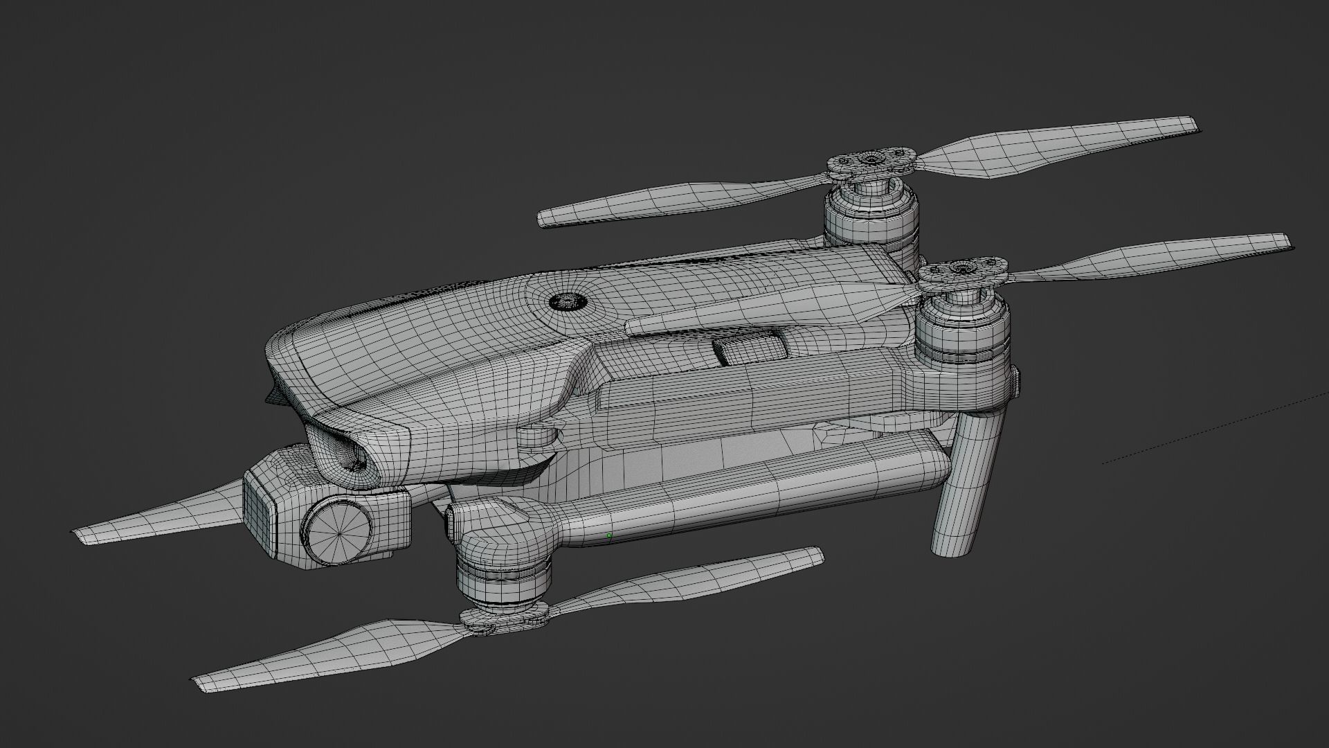 DJI Mavic Air 2  3D model_9