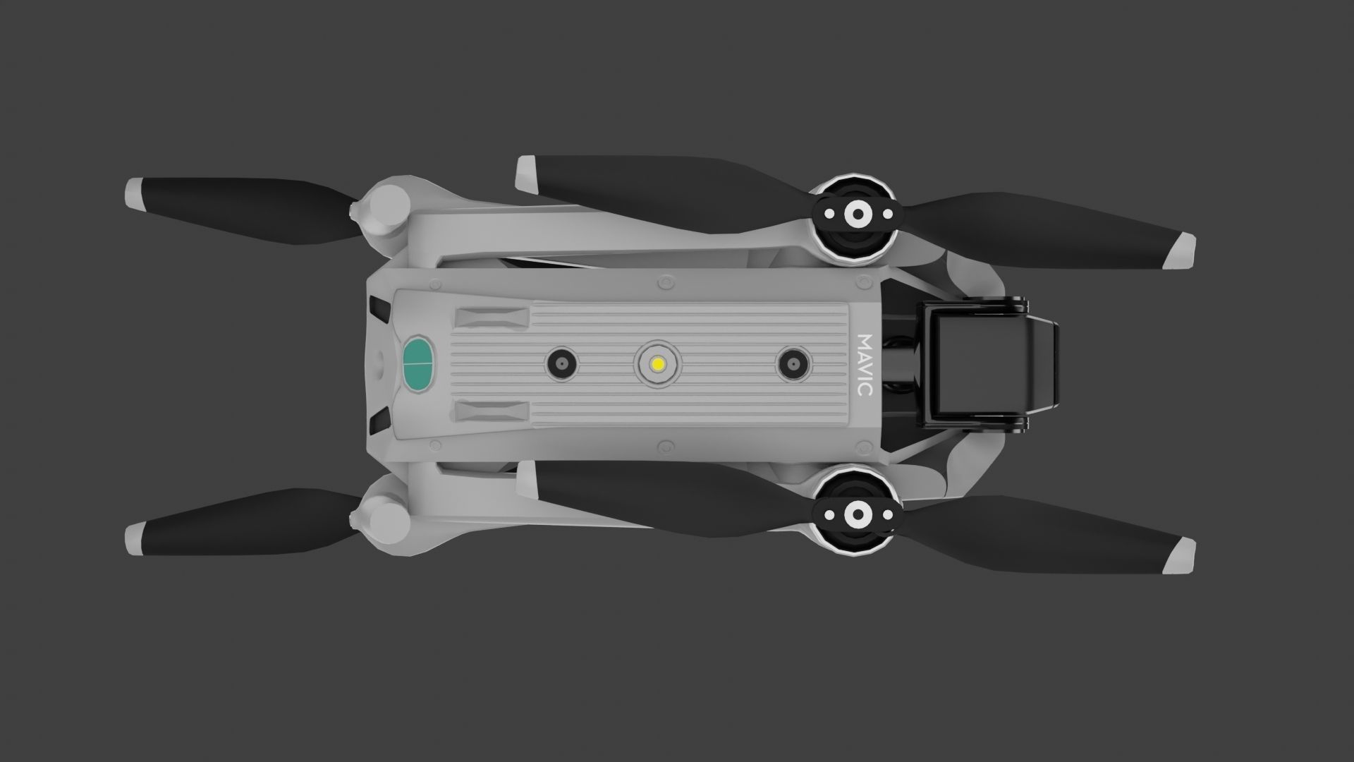 DJI Mavic Air 2  3D model_6