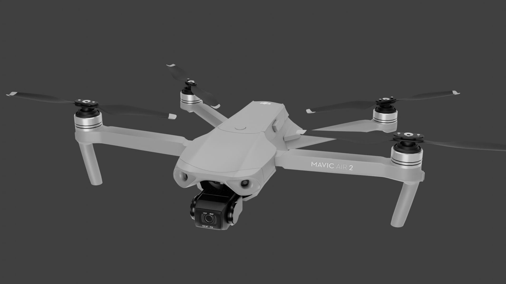 DJI Mavic Air 2  3D model_7